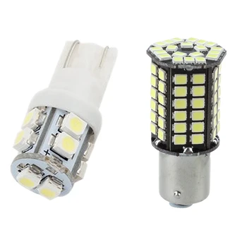 2 pcs 80 Smd Led Xenon White Tail Brake Light Bulb & 20Pcs 10 Smd Led Side Wedge Light Lamp Bulb 12V White
2 pcs 80 Smd Led Xenon White Tail Brake Light Bulb & 20Pcs 10 Smd Led Side Wedge Light Lamp Bulb 12V White