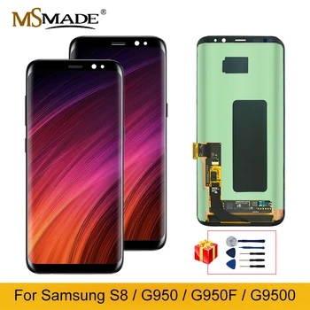 5.8" Original For Samsung Galaxy S8 LCD G950 G950F Display Touch Screen Digitizer Replacement Parts For Samsung S8 Display
5.8" Original For Samsung Galaxy S8 LCD G950 G950F Display Touch Screen Digitizer Replacement Parts For Samsung S8 Display