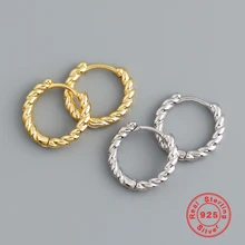 100% Real 925 Sterling Silver Twisted Flower Hoop Earrings 11mm European And American Luxury Gold Silver Color Jewelry 
100% Real 925 Sterling Silver Twisted Flower Hoop Earrings 11mm European And American Luxury Gold Silver Color Jewelry