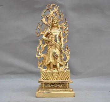 wedding decoration Tibet Bronze gilt Aryaacalanatha Acalanatha Fudo-Myoo Bodhisattva Buddha Statue
wedding decoration Tibet Bronze gilt Aryaacalanatha Acalanatha Fudo-Myoo Bodhisattva Buddha Statue