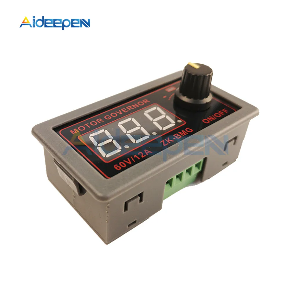DC 9-60V 500W Digital PWM DC Motor Governor Controller Adjustable Frequency Duty Cycle Upper Lower with Switch Dual MOS Driver
DC 9-60V 500W Digital PWM DC Motor Governor Controller Adjustable Frequency Duty Cycle Upper Lower with Switch Dual MOS Driver