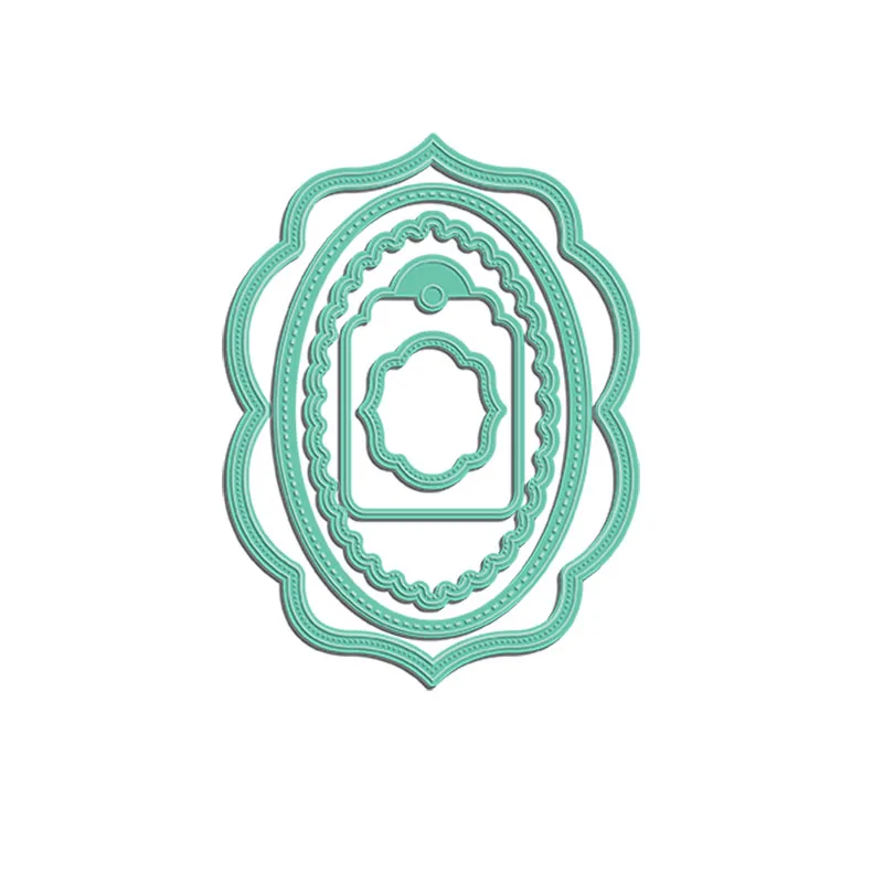 Laced Oval Rectangle Shape Frame Metal Cutting Dies Scrapbooking Album Paper DIY Card decoration Craft Embossing Die Cuts
Laced Oval Rectangle Shape Frame Metal Cutting Dies Scrapbooking Album Paper DIY Card decoration Craft Embossing Die Cuts