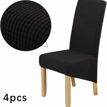 4/6x High Back Chair Cover Elastic Stretch Seat Cover For Dinning Hotel Banquet Home, Kitchen, Bedroom, Living Room Decoration
4/6x High Back Chair Cover Elastic Stretch Seat Cover For Dinning Hotel Banquet Home, Kitchen, Bedroom, Living Room Decoration