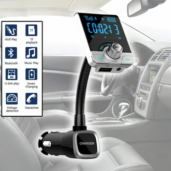 Car Bluetooth FM Transmitter MP3 Wireless Handsfree Audio Receiver Auto MP3 Music Player 2.1A USB Fast Charger Car Accessories
Car Bluetooth FM Transmitter MP3 Wireless Handsfree Audio Receiver Auto MP3 Music Player 2.1A USB Fast Charger Car Accessories