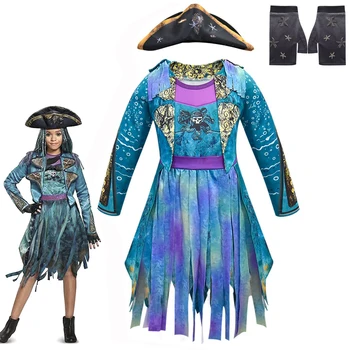 2019New Descendants 3 Mal Bertha Maleficent Long Live Evil Straight Cosplay Costume Girls Dress Hat Gloves 3pcs Cosplay Clothing
2019New Descendants 3 Mal Bertha Maleficent Long Live Evil Straight Cosplay Costume Girls Dress Hat Gloves 3pcs Cosplay Clothing