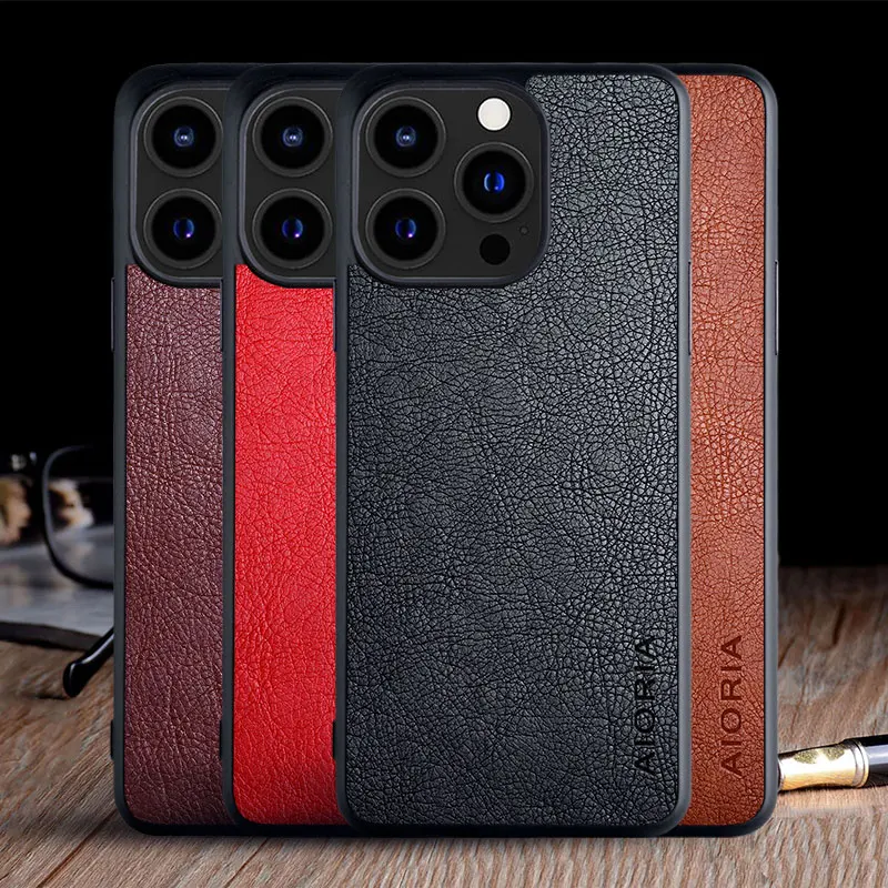 Чехол для iPhone 11 12 13 Pro Max Mini роскошный винтажный кожаный силиконовый чехол iphone pro |