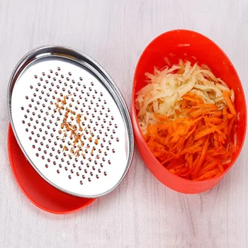 Easy Clean Multifunctional Stainless Steel Practical Fruits Efficient Container Vegetables Cheese Grater Slicer Quick Oval Box
Easy Clean Multifunctional Stainless Steel Practical Fruits Efficient Container Vegetables Cheese Grater Slicer Quick Oval Box