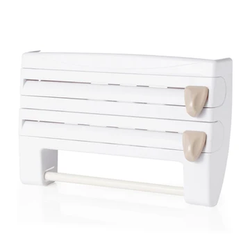 ABS Practical Home Accessories Bottle Kitchen Supplies Storage Rack Wall-mounted Cling Film Sauce Paper Towel Holder
ABS Practical Home Accessories Bottle Kitchen Supplies Storage Rack Wall-mounted Cling Film Sauce Paper Towel Holder