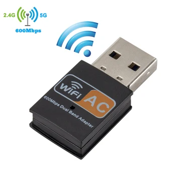 USB WiFi Bluetooth Adapter 600Mbps Dual Band 2.4/5Ghz Wireless External Receiver Mini WiFi Dongle for PC/Laptop/Desktop
USB WiFi Bluetooth Adapter 600Mbps Dual Band 2.4/5Ghz Wireless External Receiver Mini WiFi Dongle for PC/Laptop/Desktop