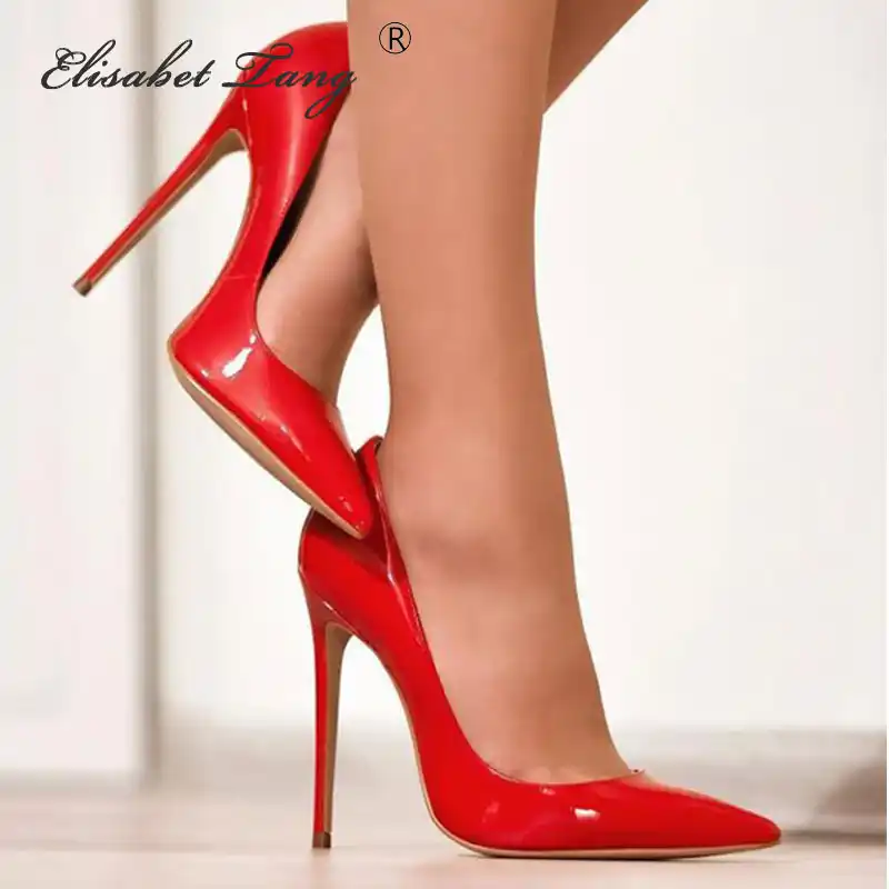 zapatos rojos tacon alto