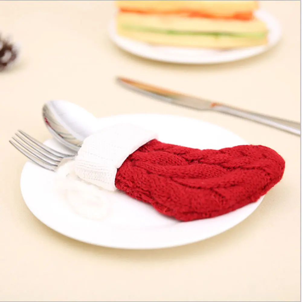 Knife and Fork Cover Cover Tableware Christmas Socks Pouch Xmas Party Christmas Fork Spoon Decorations Restaurant Dining Forks
Knife and Fork Cover Cover Tableware Christmas Socks Pouch Xmas Party Christmas Fork Spoon Decorations Restaurant Dining Forks