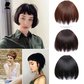 LUPU Short Front Bangs Fake Extensions With High Temperature Synthetic Fiber Black Brown
LUPU Short Front Bangs Fake Extensions With High Temperature Synthetic Fiber Black Brown