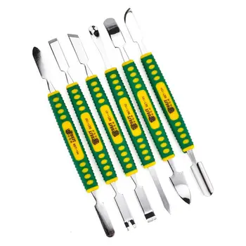 6Pcs Dual Ends Metal Set Prying Scraper Handle for Tablet Phone Repair Tool Kit Hand Tool Sets
6Pcs Dual Ends Metal Set Prying Scraper Handle for Tablet Phone Repair Tool Kit Hand Tool Sets