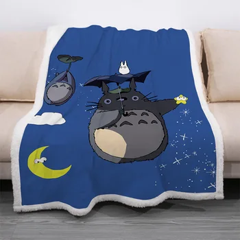 Cartoon Totoro animal pattern funny Anime Blanket 3D full printed Wearable Blanket Adults/kids Fleece Blanket drop shippng style
Cartoon Totoro animal pattern funny Anime Blanket 3D full printed Wearable Blanket Adults/kids Fleece Blanket drop shippng style