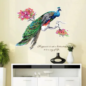 Wall Sticker Animals Series Paons Stickers For Wall Decoration Bedroom Living Room Decor Home Renovation Fashion Wall Stickers 
Wall Sticker Animals Series Paons Stickers For Wall Decoration Bedroom Living Room Decor Home Renovation Fashion Wall Stickers