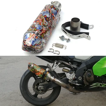 Motorcycle Modified Muffler 36-51mm Universal Exhaust pipe For Ducati For Yamaha for Honda for Suzuki for kawasaki Z800 Z900
Motorcycle Modified Muffler 36-51mm Universal Exhaust pipe For Ducati For Yamaha for Honda for Suzuki for kawasaki Z800 Z900