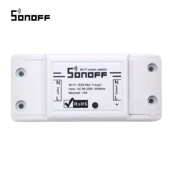 Sonoff Wifi Basic R2 Smart Home Automation Mobile Wireless Control For Home Appliances 10A Smart Switch Support eWeLink APP
Sonoff Wifi Basic R2 Smart Home Automation Mobile Wireless Control For Home Appliances 10A Smart Switch Support eWeLink APP
