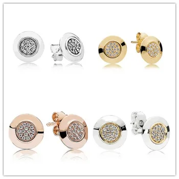925 Sterling Silver Earring Golden Two-tone Signature Studs Earrings For Women Wedding Party Gift Fashion Jewelry
925 Sterling Silver Earring Golden Two-tone Signature Studs Earrings For Women Wedding Party Gift Fashion Jewelry
