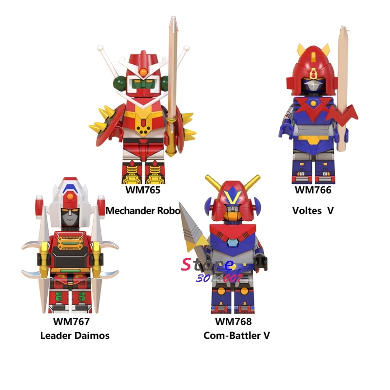 Single Movie Anime Robot Voltes V Com-battler V Mechander Robo Dinosaur Mazinkaiser Mazinger Z Voltron Building Block toys
Single Movie Anime Robot Voltes V Com-battler V Mechander Robo Dinosaur Mazinkaiser Mazinger Z Voltron Building Block toys