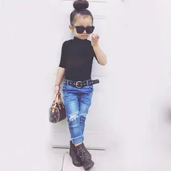 Summer Spring girls t shirt baby tee kids fashion tops children streetwear clothes black half sleeve turtleneck 1 to 12 yrs
Summer Spring girls t shirt baby tee kids fashion tops children streetwear clothes black half sleeve turtleneck 1 to 12 yrs