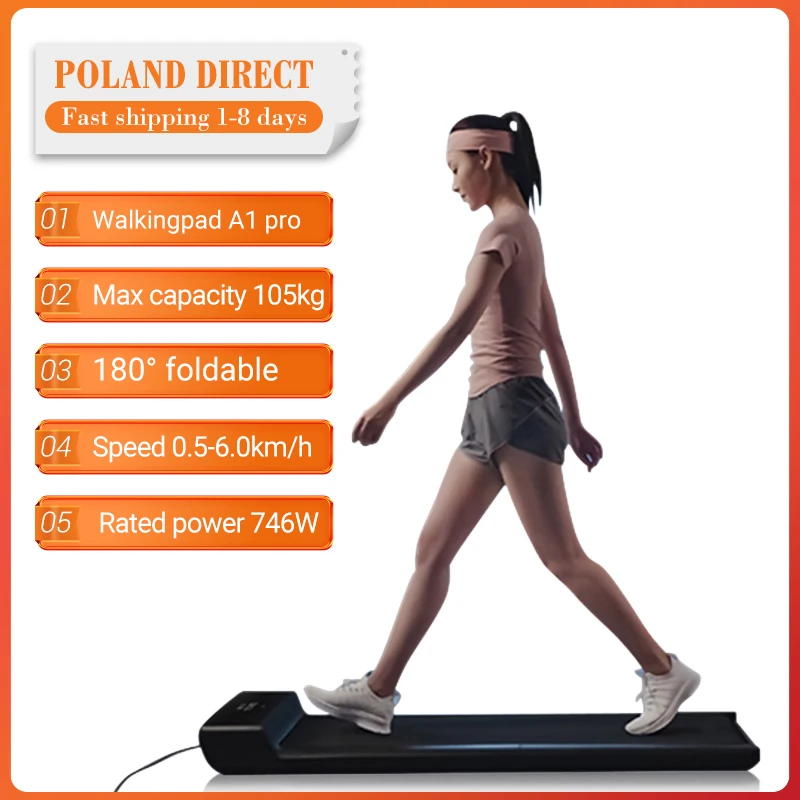 Складная беговая дорожка Walkingpad A1 pro умный тренажер для ходьбы и бега занятия