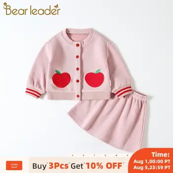 Bear Leader Children's Clothing Girls Autumn New Print Outfits 2PCS Open Stitch Coat and Solid Skirt Girls Princess Dress Suits
Bear Leader Children's Clothing Girls Autumn New Print Outfits 2PCS Open Stitch Coat and Solid Skirt Girls Princess Dress Suits