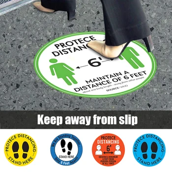 Social Distancing Floor Decals Stand Here Protece Distancing Keep 6ft Safety Floor Sign Marker SP99
Social Distancing Floor Decals Stand Here Protece Distancing Keep 6ft Safety Floor Sign Marker SP99