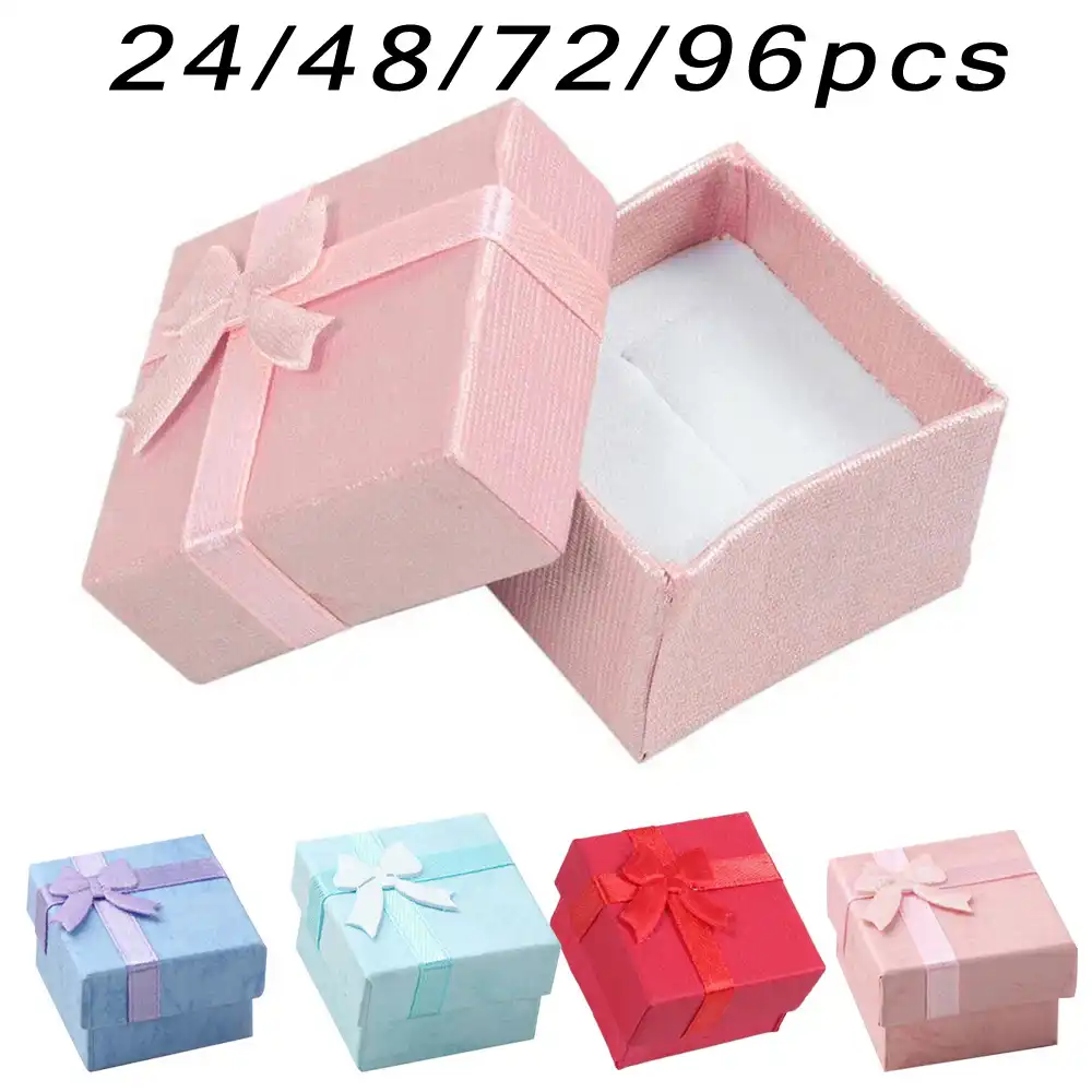 jewelry display cases cube jewelry ring earrings bangle gift