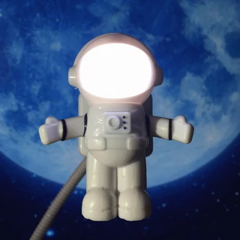 Funny Astronaut USB Gadget Spaceman USB LED Light Adjustable Night Light Gadgets for Computer PC Lamp
Funny Astronaut USB Gadget Spaceman USB LED Light Adjustable Night Light Gadgets for Computer PC Lamp