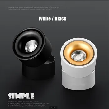 6pcs AC85-265V 15W 20W COB LED Surface Mounted Ceiling Lamp Foldable 360 Degree Rotatable LED Downlight Background Spot Light
6pcs AC85-265V 15W 20W COB LED Surface Mounted Ceiling Lamp Foldable 360 Degree Rotatable LED Downlight Background Spot Light