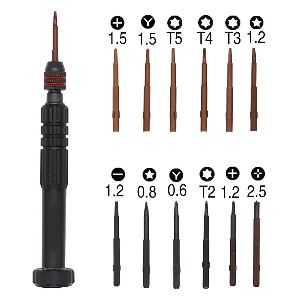 12 IN 1 Precision Screwdriver Set Mini Professional Hand Tools For Repairing All Popular Laptops Phones Screen
12 IN 1 Precision Screwdriver Set Mini Professional Hand Tools For Repairing All Popular Laptops Phones Screen