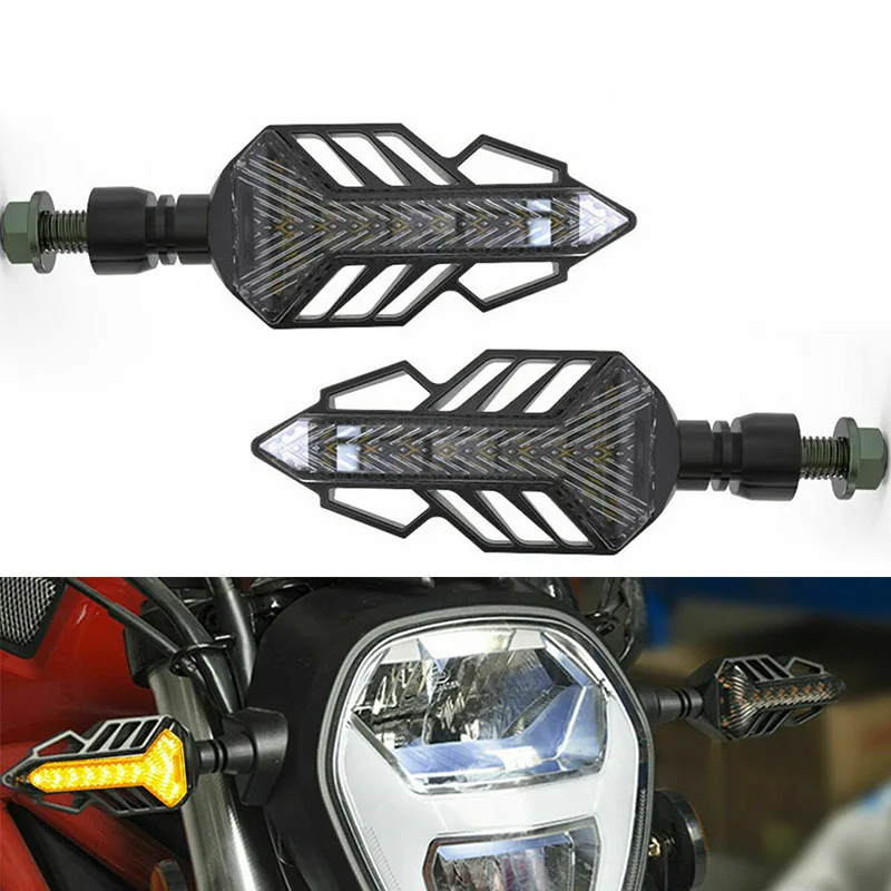 DERI 1Pair Motorcycle Turn Signal Lamp Flowing Flasher Blinker Brake Cornering Light LED Moto Tail Lights Signal Lamp Universal
DERI 1Pair Motorcycle Turn Signal Lamp Flowing Flasher Blinker Brake Cornering Light LED Moto Tail Lights Signal Lamp Universal