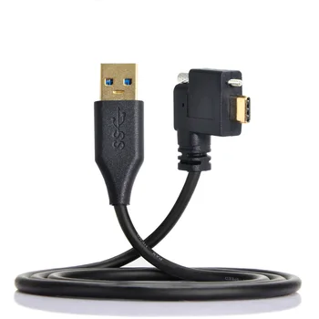 Standard USB3.0 to Left Right Angled 90 Degree USB 3.1 Type-C Single Screw Locking Data Cable for Camera
Standard USB3.0 to Left Right Angled 90 Degree USB 3.1 Type-C Single Screw Locking Data Cable for Camera