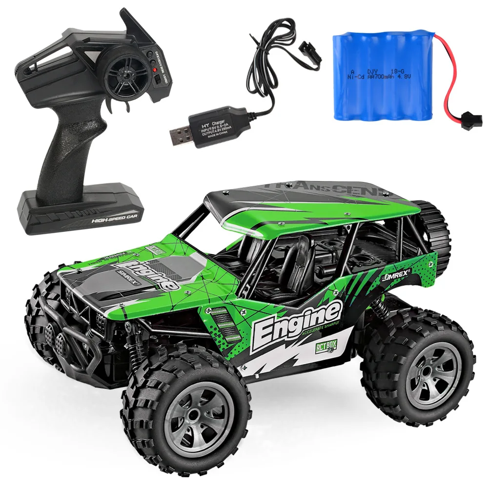 RC Car 4WD High Speed Climbing Offroad Racing 1:18 20KM/H 15mins 4Channels Anti Collision Anti-fall Model Kids Toys RC Car Kit
RC Car 4WD High Speed Climbing Offroad Racing 1:18 20KM/H 15mins 4Channels Anti Collision Anti-fall Model Kids Toys RC Car Kit