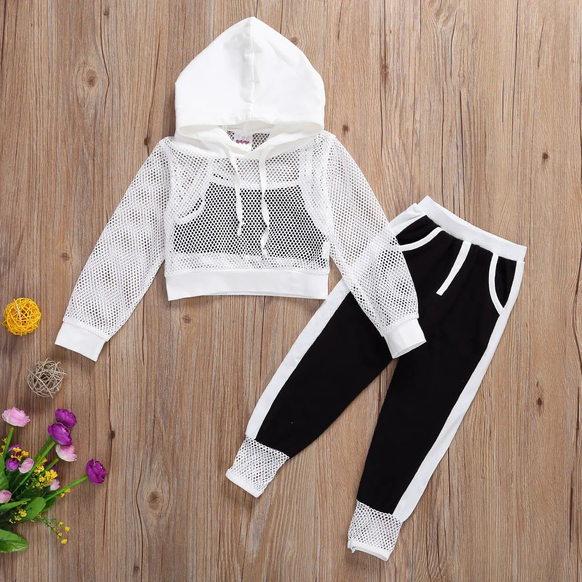 Autumn Kids Girls Clothes Set Mesh Long Sleeve Hooded Top + Base Shirt + Trousers Children Clothing Set Girls Tracksuit Outfits
Autumn Kids Girls Clothes Set Mesh Long Sleeve Hooded Top + Base Shirt + Trousers Children Clothing Set Girls Tracksuit Outfits