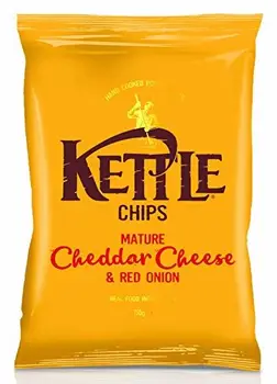 Kettle Mature Cheddar & Red Onion, 4er Pack (4 x 150 g)
Kettle Mature Cheddar & Red Onion, 4er Pack (4 x 150 g)