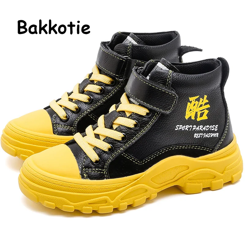Bakkotie New 2019 Kids Sports Shoes Baby Boys Autumn Fashion Genuine Leather Casual Shoes Girls Breathable Soft High Sneakers
Bakkotie New 2019 Kids Sports Shoes Baby Boys Autumn Fashion Genuine Leather Casual Shoes Girls Breathable Soft High Sneakers