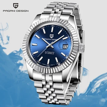 2020 PAGANI DESIGN Brand Mens Watches Automatic Mechanical Watch Waterproof Business Luminous Men Blue Watch relogio masculino
2020 PAGANI DESIGN Brand Mens Watches Automatic Mechanical Watch Waterproof Business Luminous Men Blue Watch relogio masculino