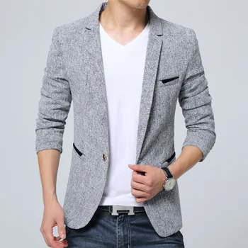 Mens Blazers Spring Autumn Men's Suit Jacket Coat Fashion Casual Suit Business Jacket Wedding Groomsmen Clothes Male Outerwear 
Mens Blazers Spring Autumn Men's Suit Jacket Coat Fashion Casual Suit Business Jacket Wedding Groomsmen Clothes Male Outerwear