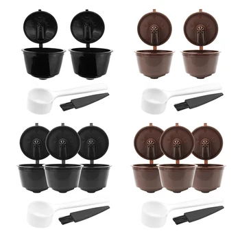 1/2/3Pcs Cafe Reusable Coffee Capsule Cup for Nescafe Dolce Gusto Models Refillable Filters Baskets Pod Soft Taste Sweet
1/2/3Pcs Cafe Reusable Coffee Capsule Cup for Nescafe Dolce Gusto Models Refillable Filters Baskets Pod Soft Taste Sweet