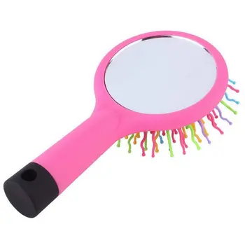 Detangling Hair Brush Rainbow Volume Anti-static Magic Hair Curl Straight Massage Comb Brush with Mirror (Pink)
Detangling Hair Brush Rainbow Volume Anti-static Magic Hair Curl Straight Massage Comb Brush with Mirror (Pink)