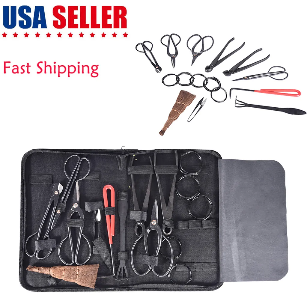 Bonsai Tool Set Carbon Steel 10 Pcs Kit Cutter Scissors Shears Tree Nylon Case NEW ARRIVED #20190801
Bonsai Tool Set Carbon Steel 10 Pcs Kit Cutter Scissors Shears Tree Nylon Case NEW ARRIVED #20190801