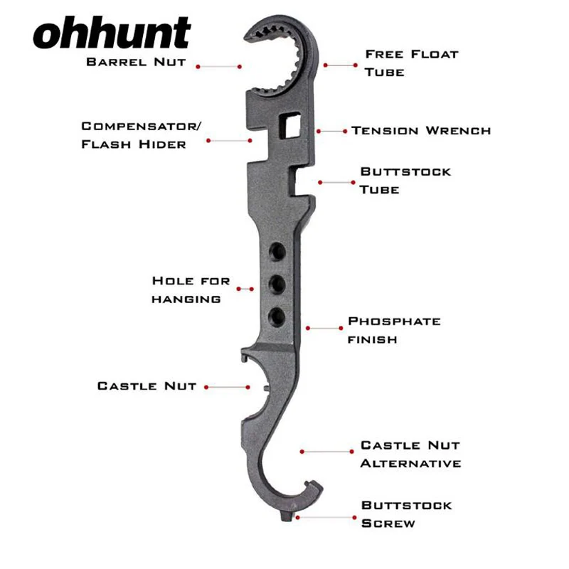 AR15 Armorer Wrench Combo Armorer's Wrench Tool Handguard Tool Combo Wrench Tool Flash Hider Handguard Tool
AR15 Armorer Wrench Combo Armorer's Wrench Tool Handguard Tool Combo Wrench Tool Flash Hider Handguard Tool