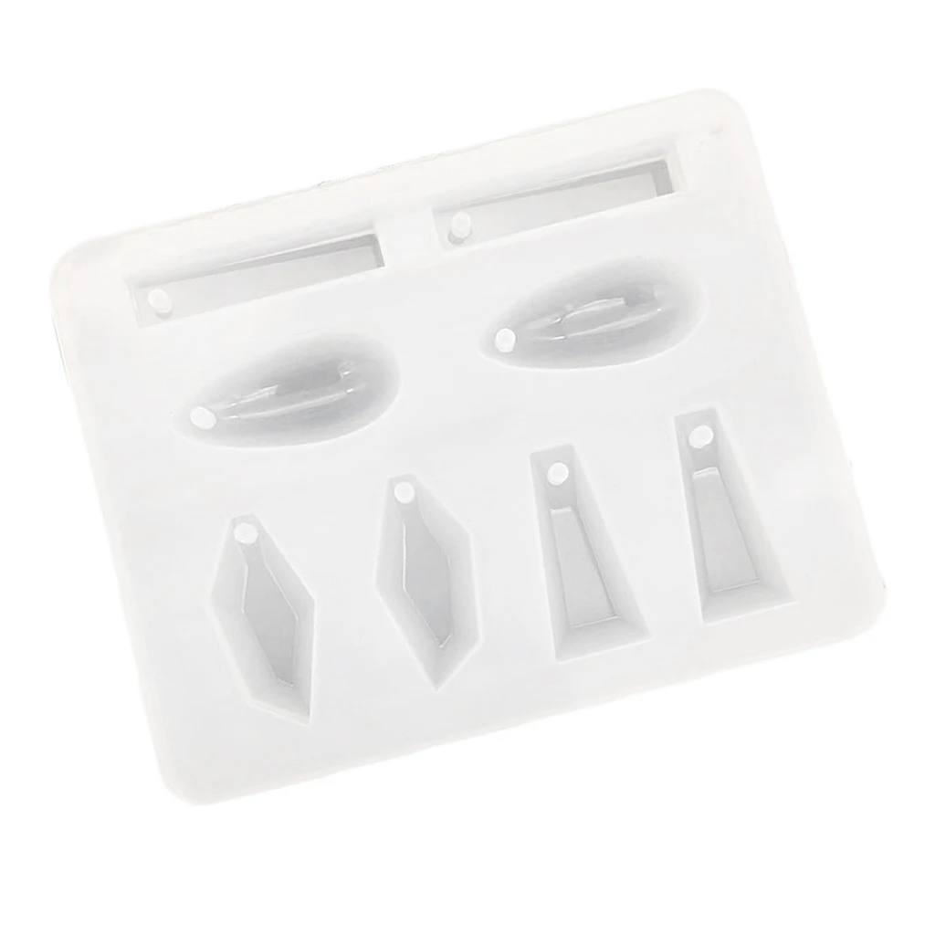Blesiya 8 Geometric Silicone Pendant Mold Jewelry Resin Casting Mould Tool Blesiya 8 Geometric Silicone Pendant Mold Jewelry Resin Casting Mould Tool