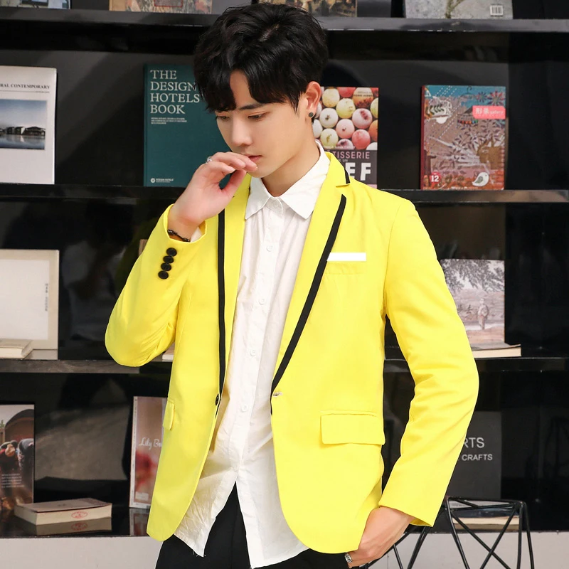 Men‘s Blazers Single Button Solid Slim Fit Casual Autumu Summer Suit Jacket Clothing Modis Smart Full Sleeve Male Blazers Men
Men‘s Blazers Single Button Solid Slim Fit Casual Autumu Summer Suit Jacket Clothing Modis Smart Full Sleeve Male Blazers Men