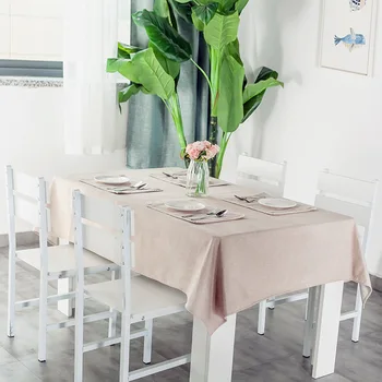 Rectangular Table Cloth for Wedding Decoration Party Banquet Home Decor Solid Color Cotton and Linen Waterproof Tablecloth DW293
Rectangular Table Cloth for Wedding Decoration Party Banquet Home Decor Solid Color Cotton and Linen Waterproof Tablecloth DW293