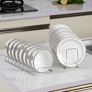 304 Stainless Steel Dish Drying Rack Kitchen Organizer Drainer Plate Bowl Holder Storage Shelf Sink Container Accessories Tools
304 Stainless Steel Dish Drying Rack Kitchen Organizer Drainer Plate Bowl Holder Storage Shelf Sink Container Accessories Tools