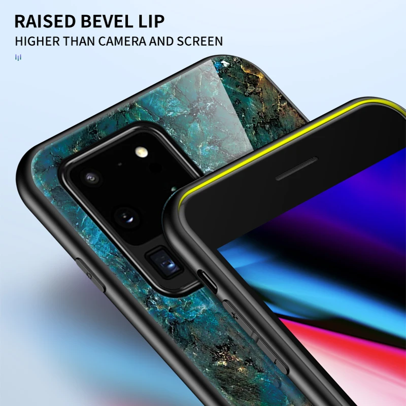 For Samsung Galaxy S20 Plus Case Marble Pattern Tempered Glass Back Cover Case For Samsung Galaxy S20 Ultra Coques
For Samsung Galaxy S20 Plus Case Marble Pattern Tempered Glass Back Cover Case For Samsung Galaxy S20 Ultra Coques