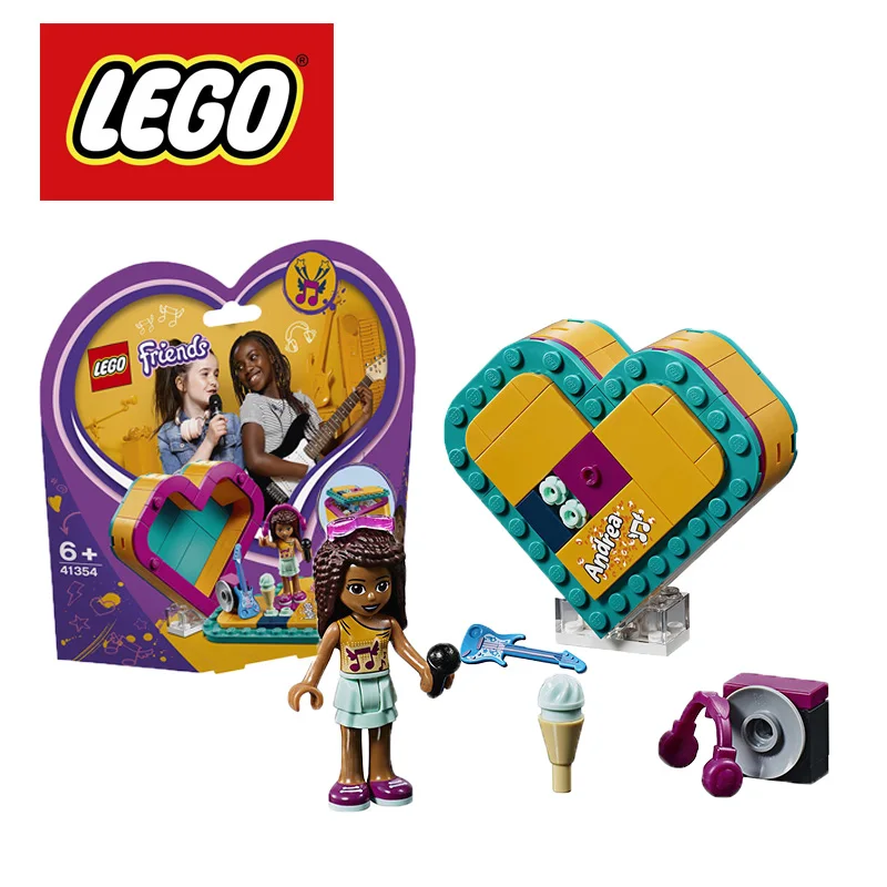 LEGO Friends Andrea’s Heart Jewelry Box Andrea 41354 Building Kit (84 Piece/set) Building Blocks DIY Educational Children Gifts
LEGO Friends Andrea’s Heart Jewelry Box Andrea 41354 Building Kit (84 Piece/set) Building Blocks DIY Educational Children Gifts