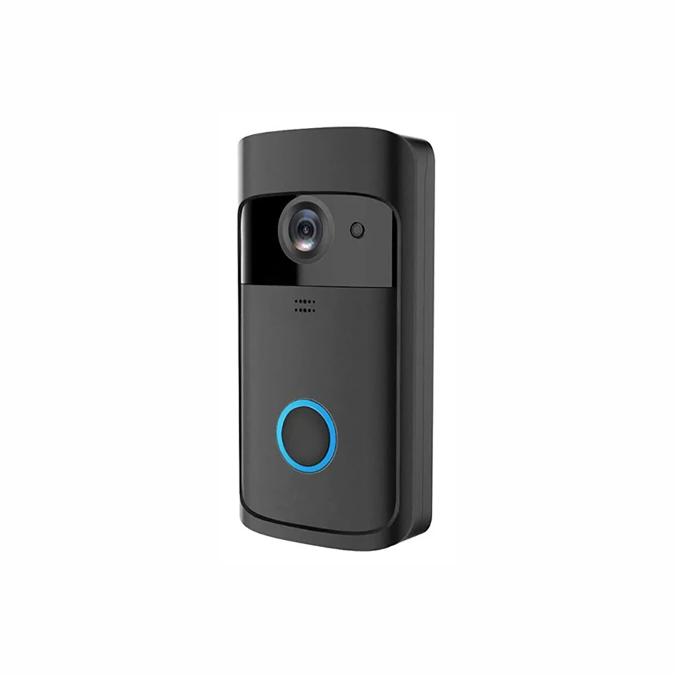 Black Smart Camera Doorbell